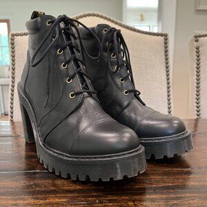 Dr. Martens Averil Women's Leather Heeled Ankle Boots (Size 8)